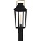Quoizel Buckley Outdoor Post 1 Light Matte Black BUK9007MBK - alternate 3